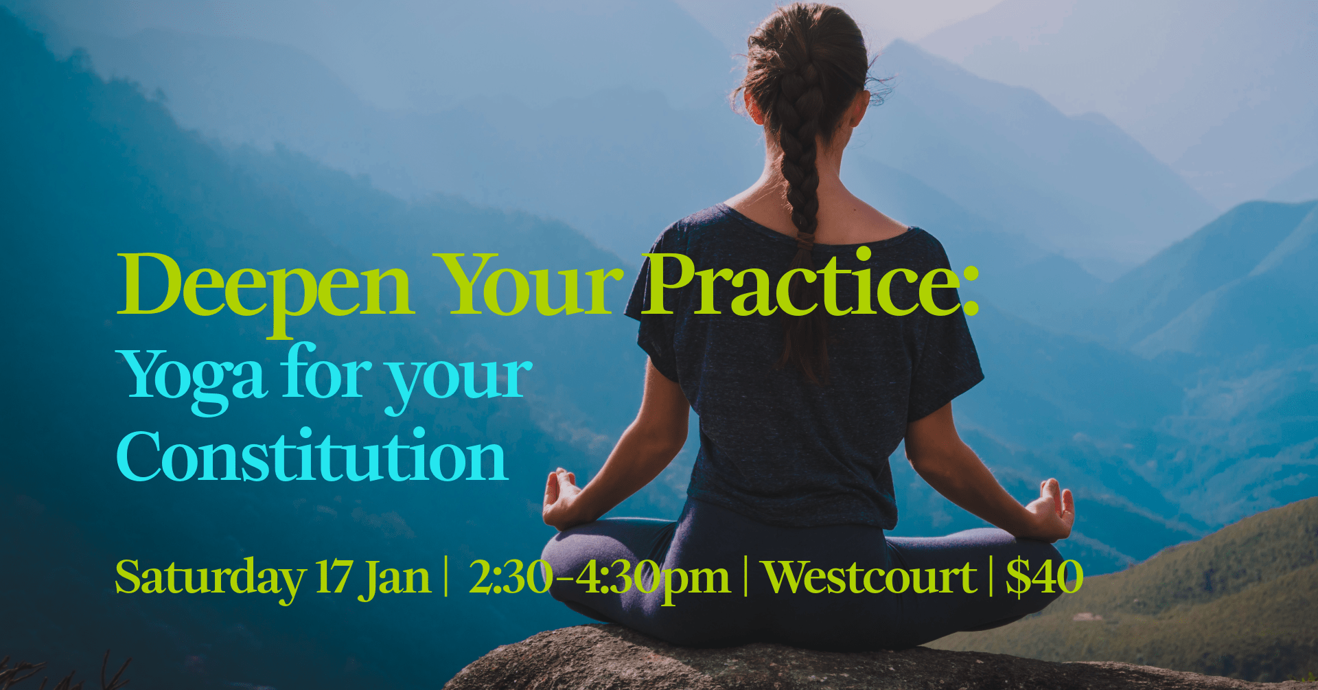 Deepen your yoga practice workshop